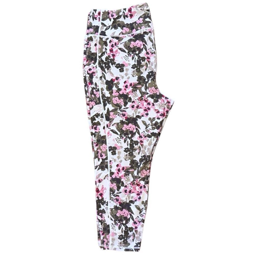 Torrid Ditsy Floral Performance Core Crop Active Legging Size 3 3XL - Picture 10 of 12